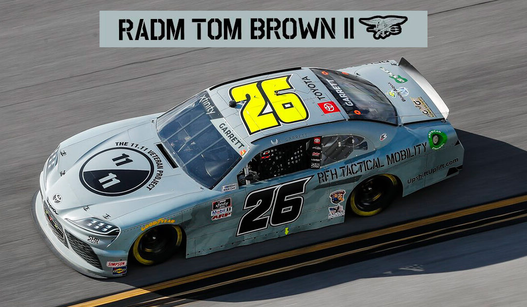 Garrett honors late Admiral at Talladega, P15 finish with P22 start